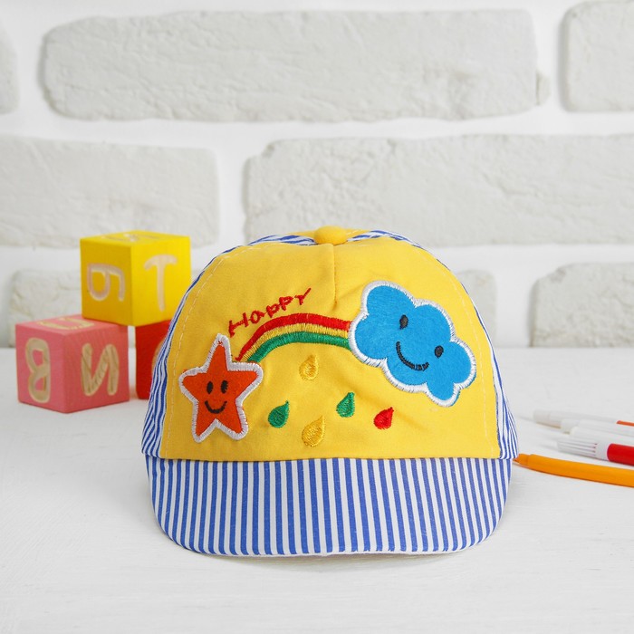 Кепка детская "Малыш", р-р 40, цвета МИКС