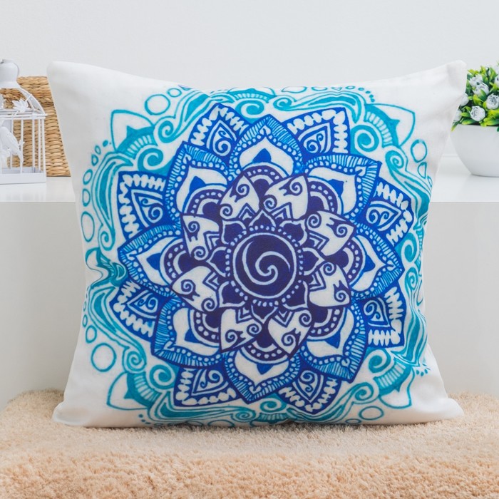 Наволочка декоративная Этель "Иллюзия ", 43 х 43 см, 100% п/э