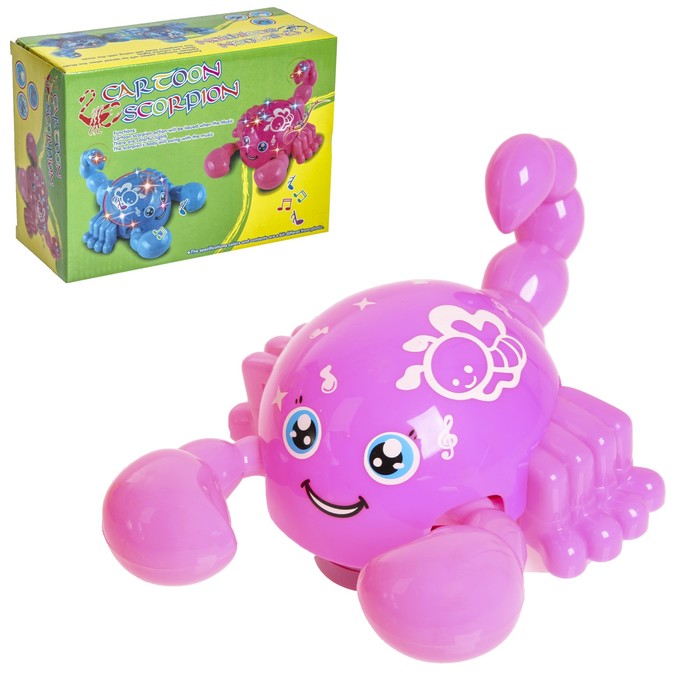 Развивающая игрушка «Скорпиончик», световые и звуковые эффекты, двигается