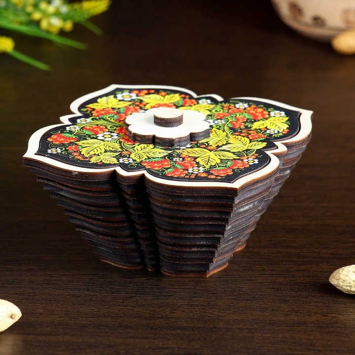 Сахарница «Малинка», 12,5×12,5 см, 330 мл