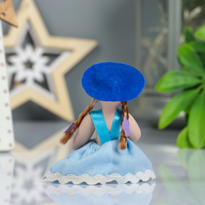 Кукла коллекционная керамика "Малышка в сарафанчике" 9 см МИКС