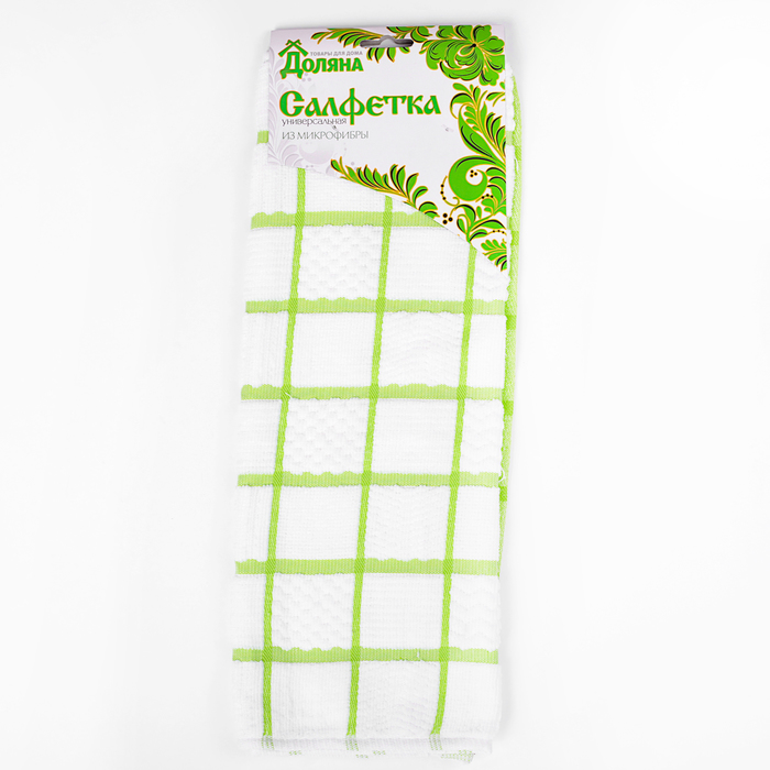 Тряпка для пола, микрофибра квадраты 250 гр, 60х40 см, цвета МИКС