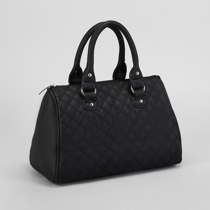 Сумка женская, отдел на молнии, цвет чёрный