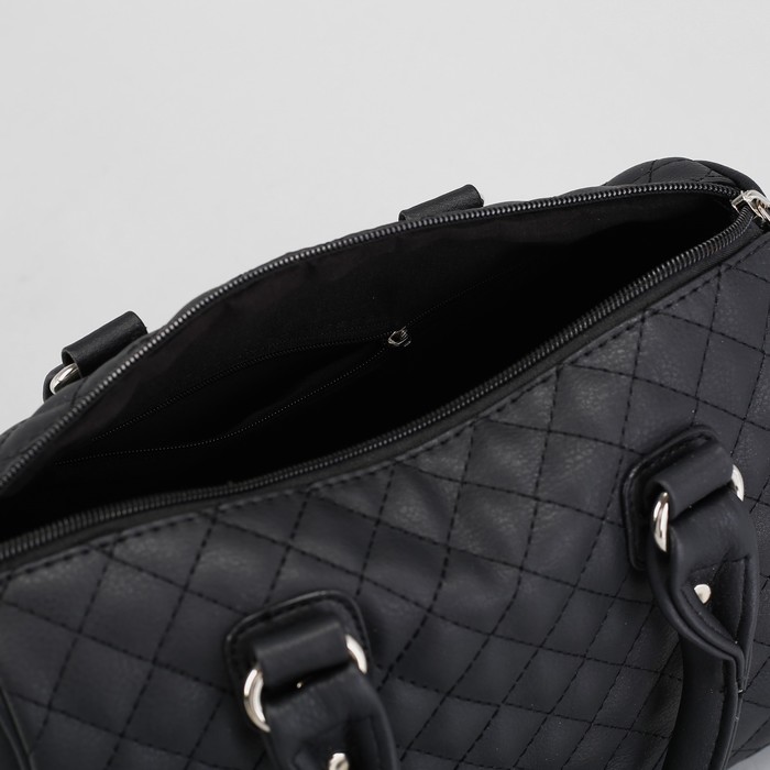 Сумка женская, отдел на молнии, цвет чёрный