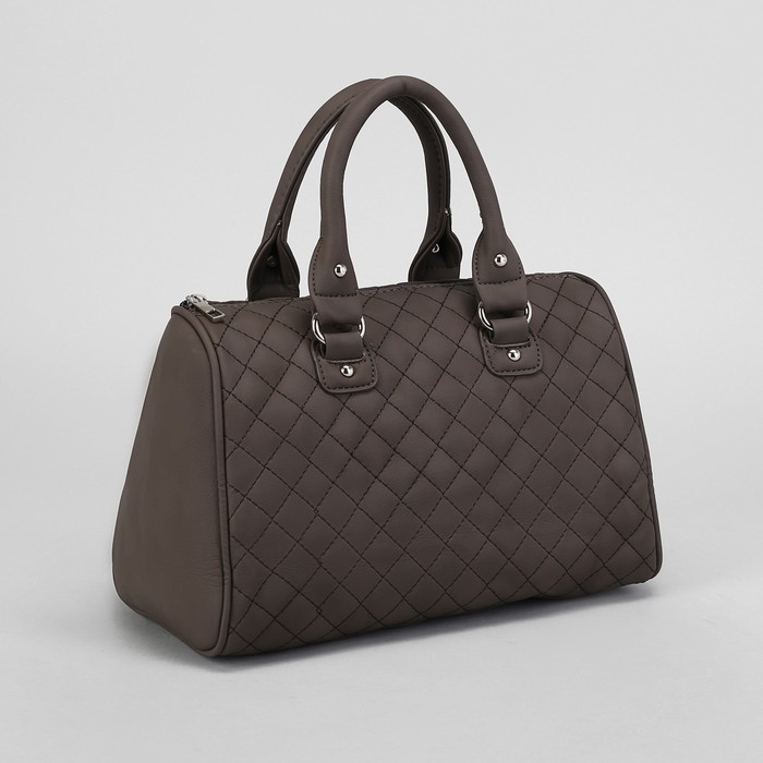 Сумка женская, отдел на молнии, цвет серый