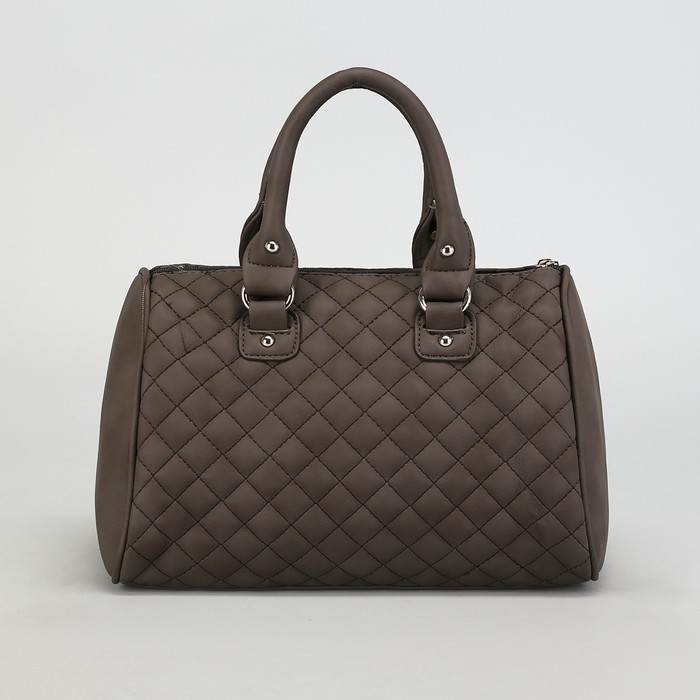 Сумка женская, отдел на молнии, цвет серый