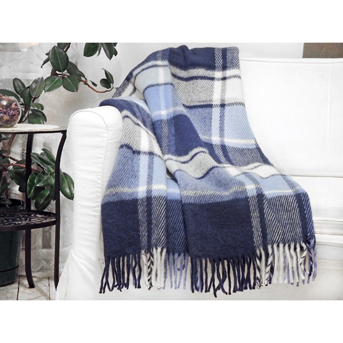 Плед шерстяной "Бригантина", размер 170х210 см 9В-38