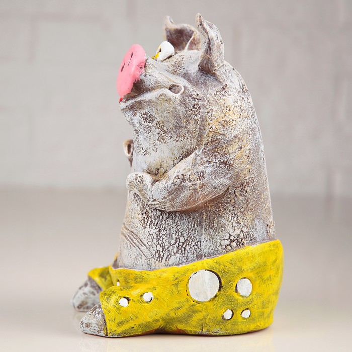 Копилка "Свинка в штанишках" забавная 24см