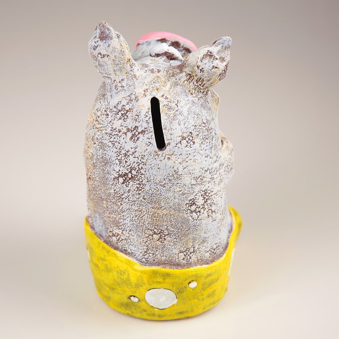 Копилка "Свинка в штанишках" забавная 24см