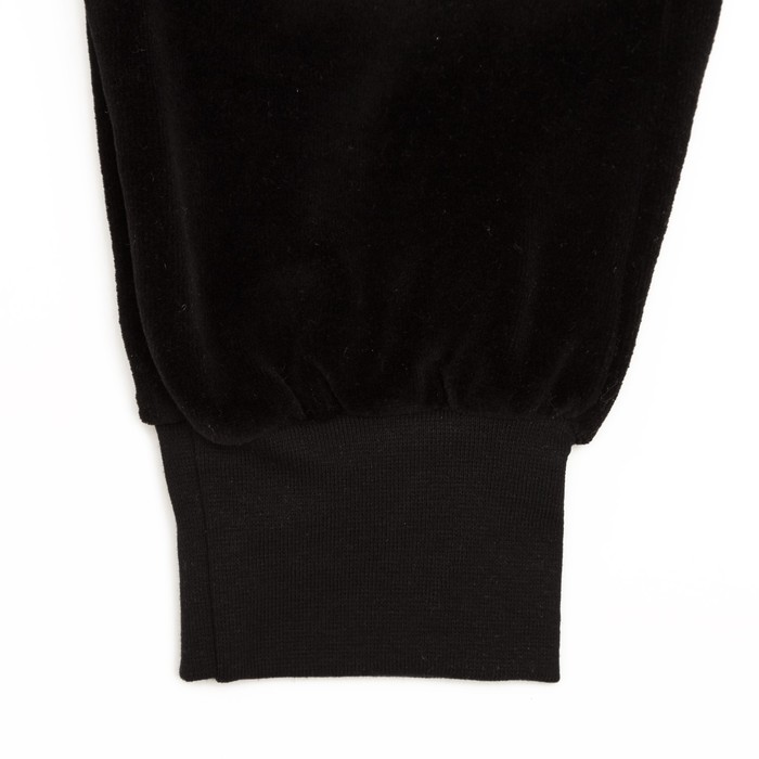 Костюм детский (кофточка,брюки) ПАНДА, рост 62 см, цвет чёрный/белый 518-269В-20/62_М