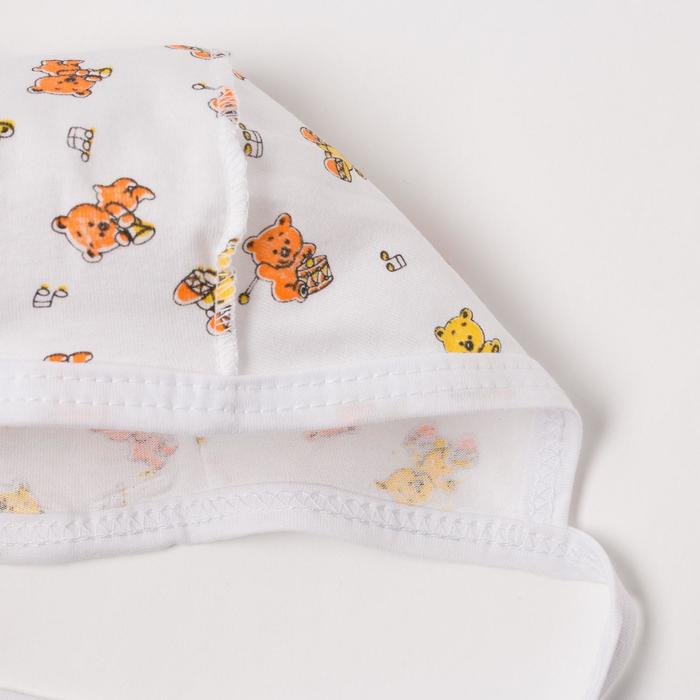 Чепчик детский, размер 18 см, цвет микс К08