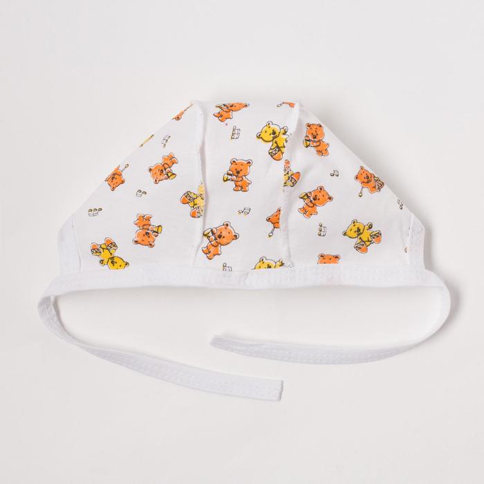 Чепчик детский, размер 18 см, цвет микс К08