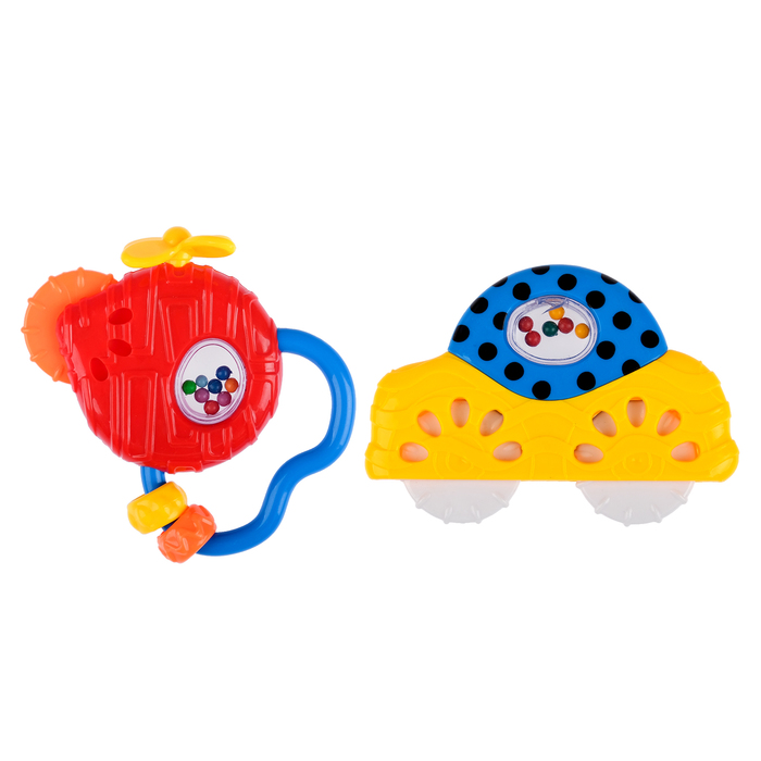 Набор погремушек «Машина», 2 шт., цвета МИКС