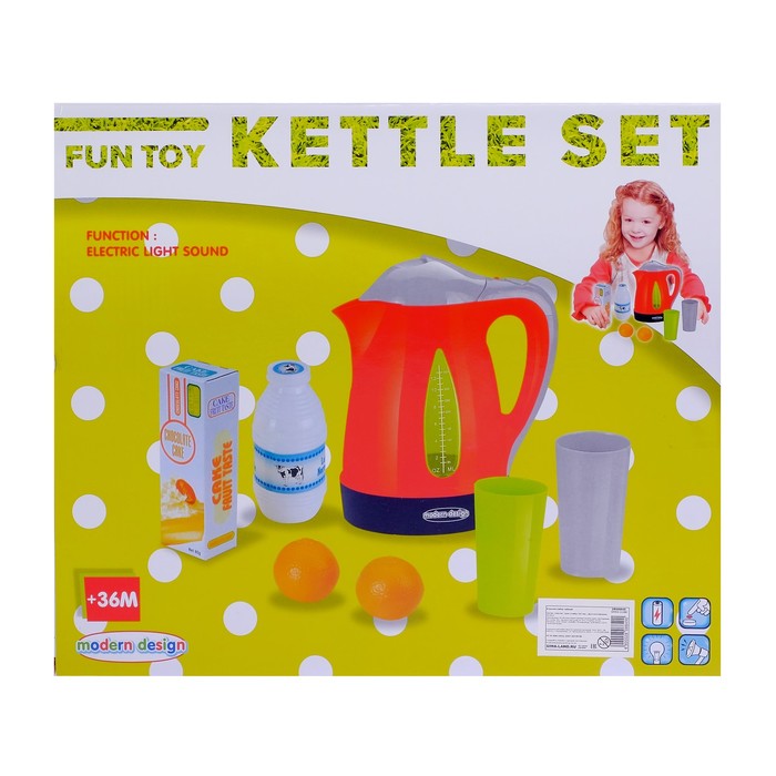 Игровой набор с чайником «Полезный завтрак»