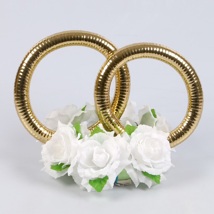 Набор на авто кольца на крышу/лента на капот углом 3м/4 банта на ручки, сиреневый