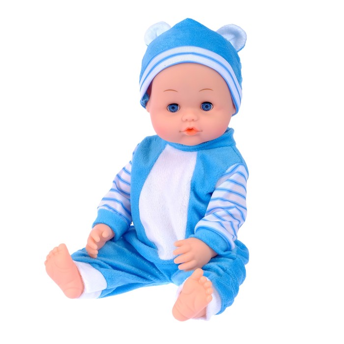 Пупс функциональный "Малыш в костюме" с аксессуарами, пьёт, писает, МИКС