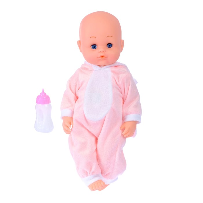 Пупс функциональный "Малыш в костюме" с аксессуарами, пьёт, писает, МИКС