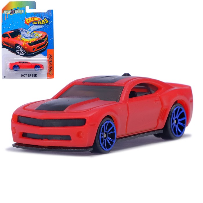 Машина металлическая "Hot Car" , меняет цвет от воды, МИКС