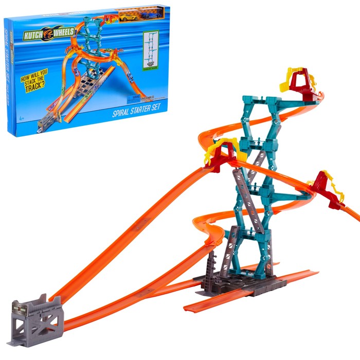 Автотрек "Безумные гонки" 2 машины, с запуском