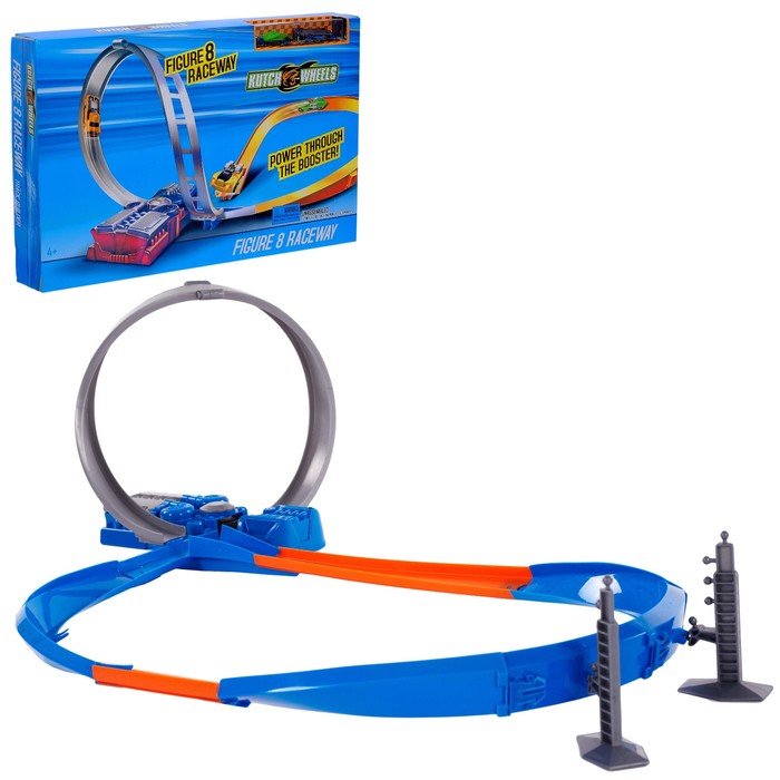 Автотрек "Старт", 2 машины, стартовые зоны, работает от батареек