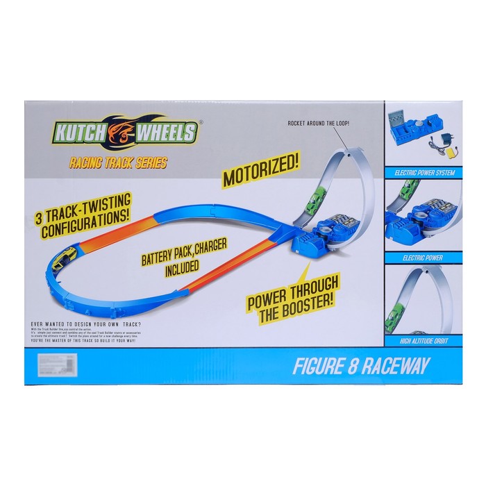 Автотрек "Старт", 2 машины, стартовые зоны, работает от батареек