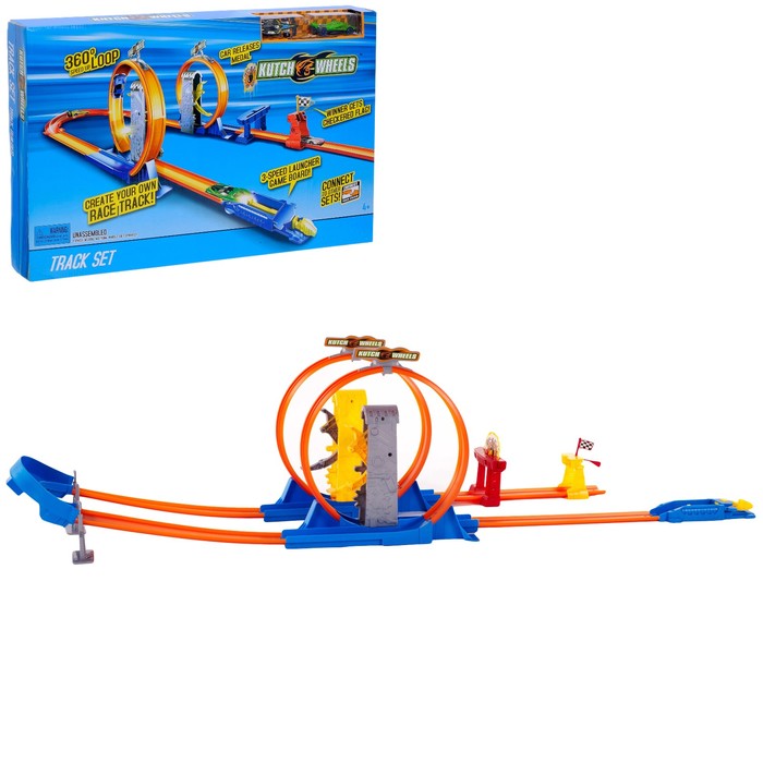 Автотрек "Две петли", 2 машины, с запуском