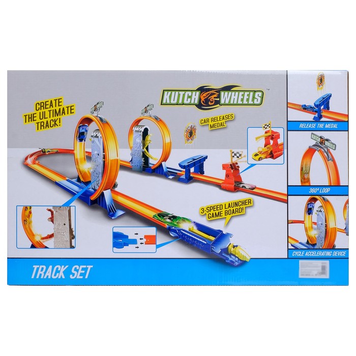 Автотрек "Две петли", 2 машины, с запуском