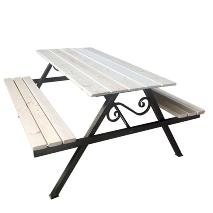 Комплект "Дачный" лавка+стол 150*155*80 см