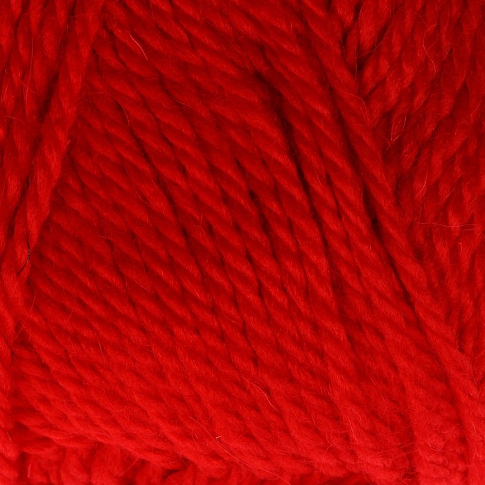 Пряжа "Дворянская" 40% шерсть, 60% акрил 160м/100гр (046 красный)