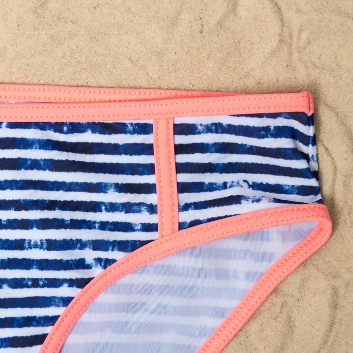 Купальный костюм для девочки "GRAND CHIC", рост 146-152 (36) см, цвет оранжевый ИКТ ESLI