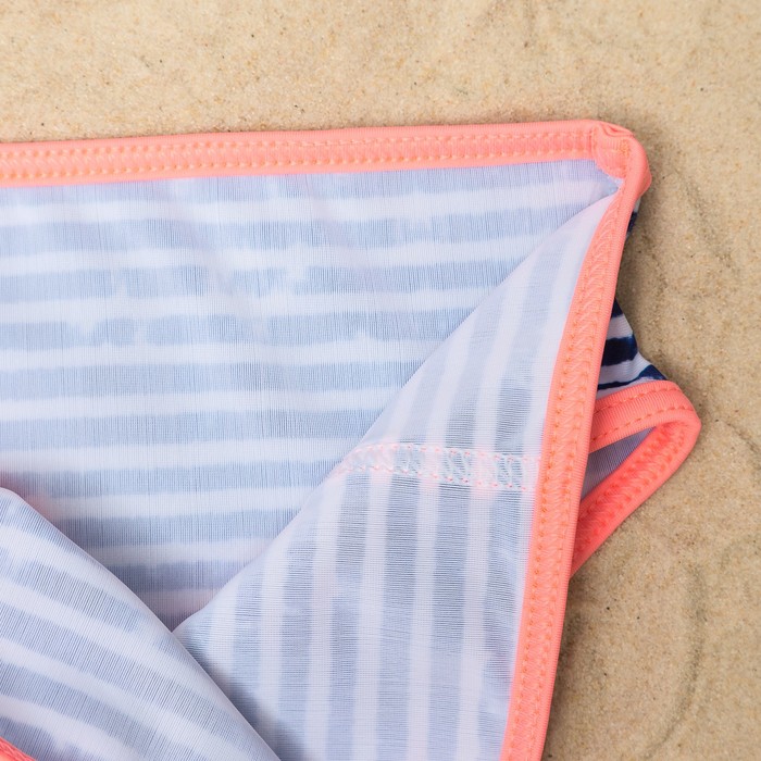 Купальный костюм для девочки "GRAND CHIC", рост 146-152 (36) см, цвет оранжевый ИКТ ESLI