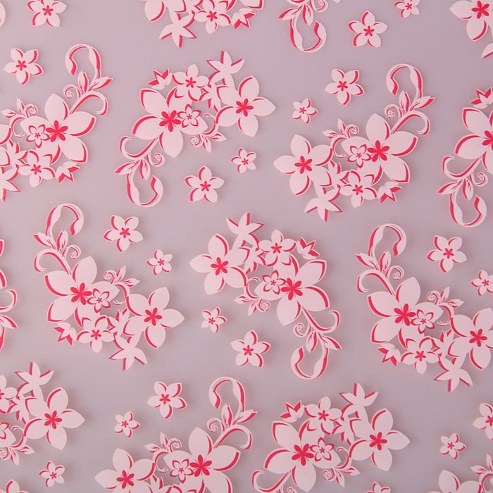 Пленка матовая "Амариллис", светло-розовый, 0,5 х 15 м