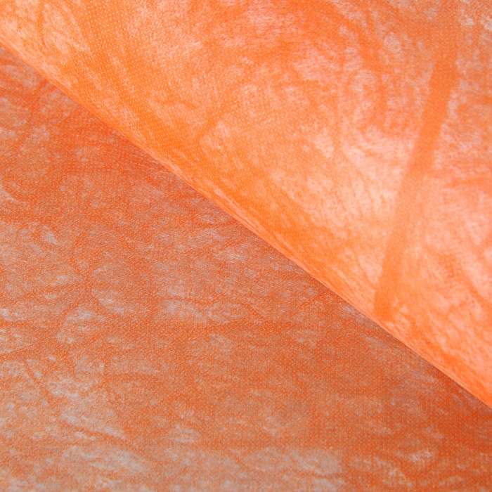 Фетр фактурный "Мрамор" , оранжевый, 0,5 х 15 м