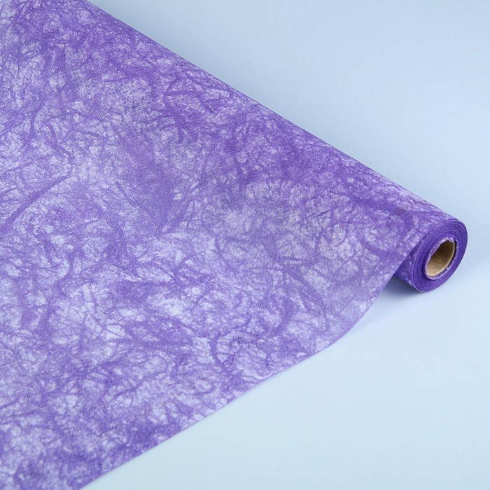 Фетр фактурный "Мрамор" , фиолетовый, 0,5 х 15 м