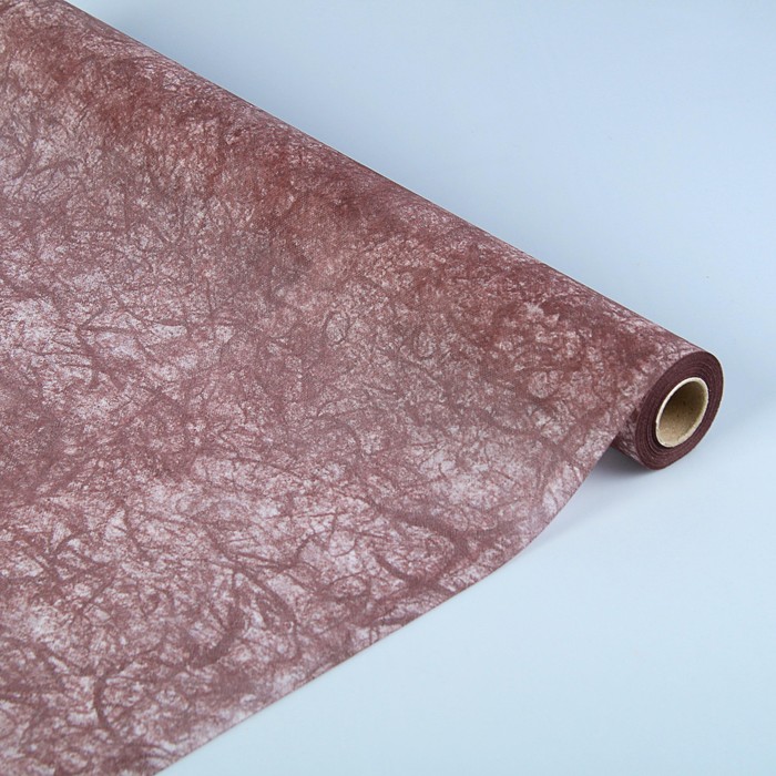 Фетр фактурный "Мрамор" , коричневый, 0,5 х 15 м