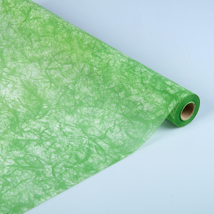 Фетр фактурный "Мрамор" , салатовый, 0,5 х 15 м