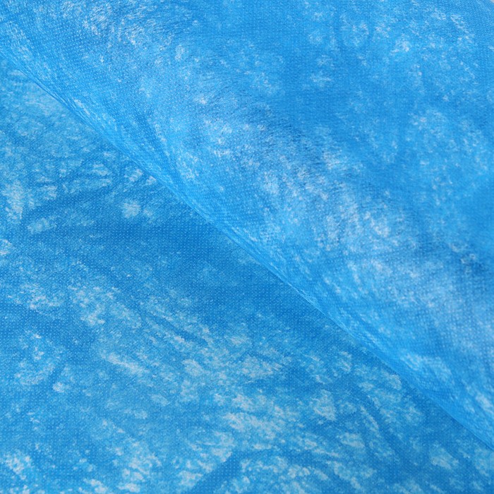 Фетр фактурный "Мрамор" , голубой, 0,5 х 15 м