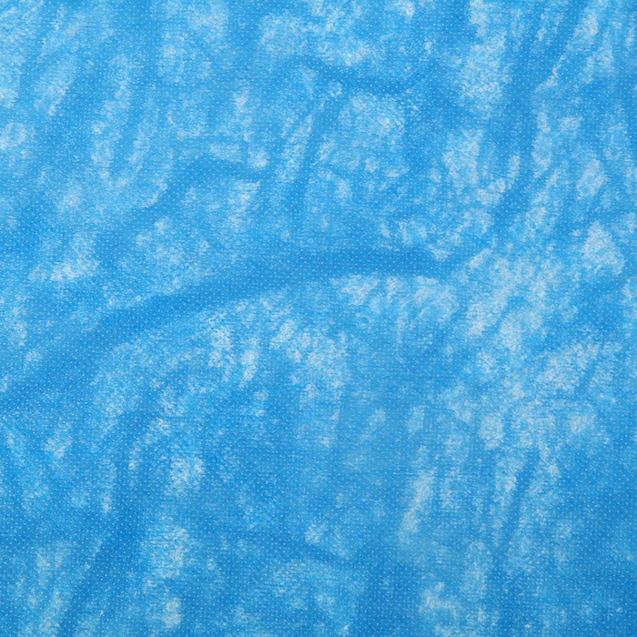 Фетр фактурный "Мрамор" , голубой, 0,5 х 15 м