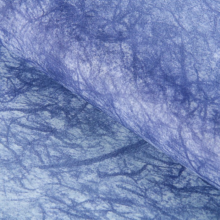 Фетр фактурный "Мрамор" , индиго, 0,5 х 15 м