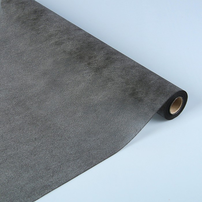 Фетр однотонный чёрный, 0,5 х 15 м