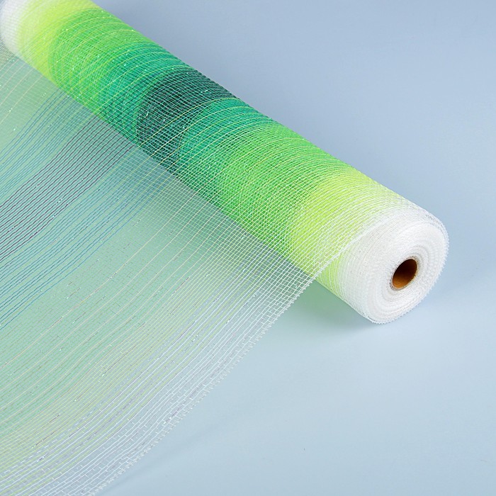 Сетка "Омбре" градиент, зеленый, 0,54 х 9,1 м