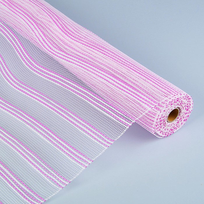 Сетка "Райе" вертикальная, розовый, 0,54 х 9,1 м