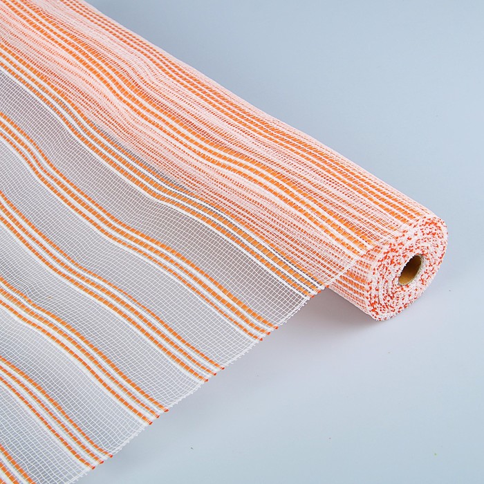 Сетка "Райе" вертикальная, оранжевый, 0,54 х 9,1 м