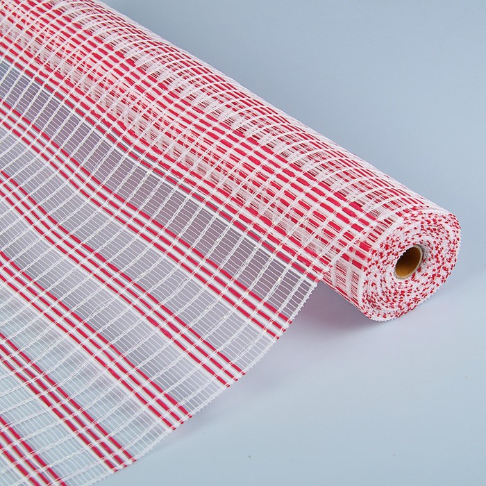 Сетка "Тонкин", красный, 0,54 х 9,1 м