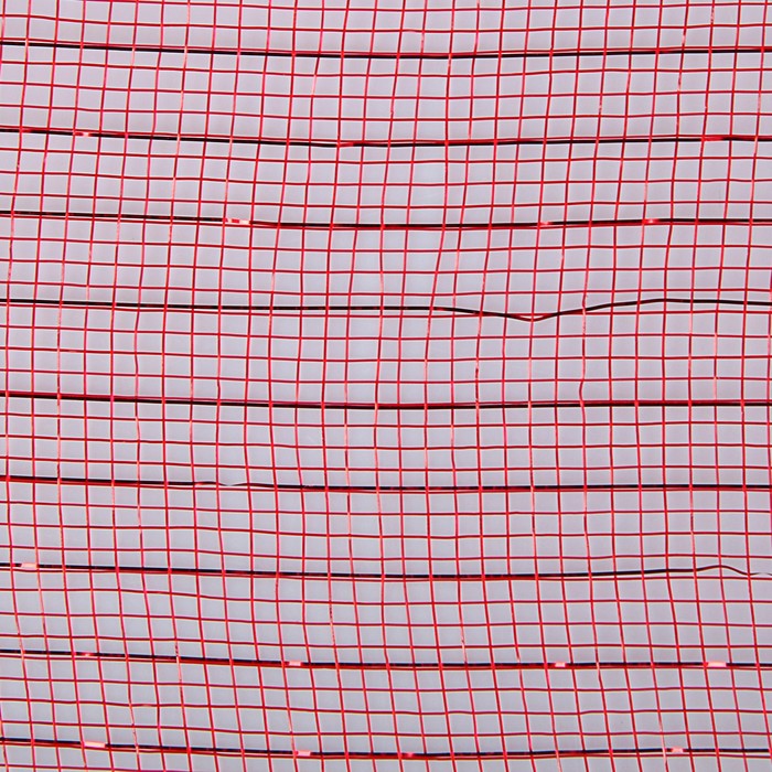 Сетка металлизированная, красный, 0,54 х 9,1 м