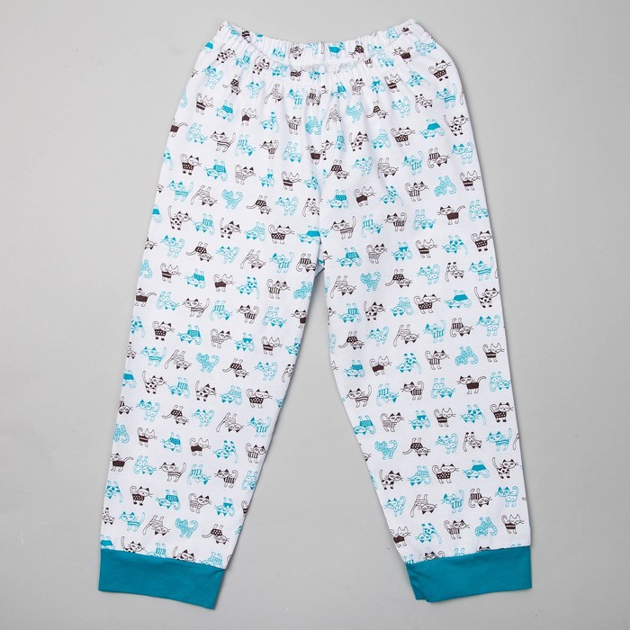 Пижама женская (футболка, бриджи) Забияка-3 цвет бирюзовый, р-р 46