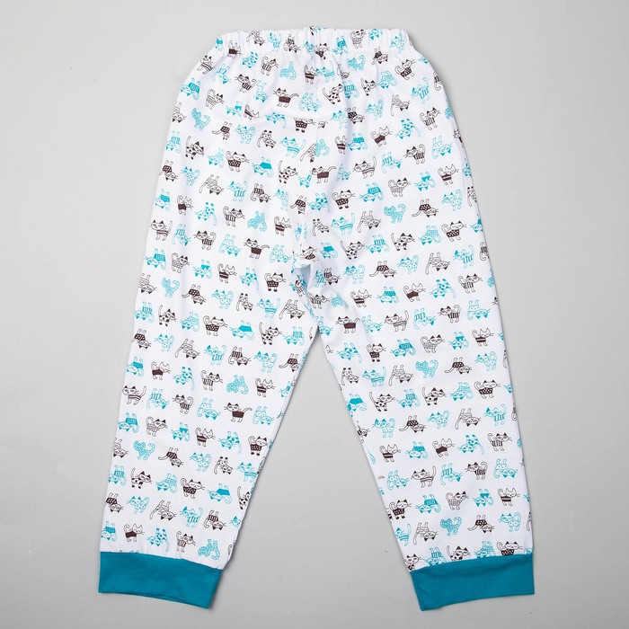 Пижама женская (футболка, бриджи) Забияка-3 цвет бирюзовый, р-р 46