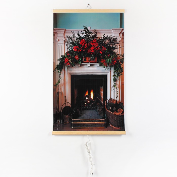 Обогреватель "Тепло Крыма", ЭО 448/2, Камин, инфракрасный, 400 Вт, 1000х600х38