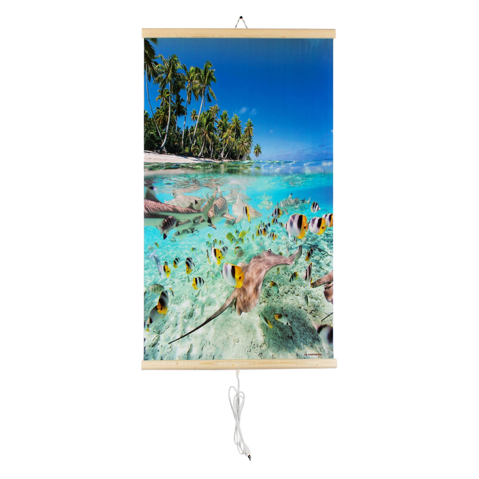 Обогреватель "Тепло Крыма", ЭО 448/2, Тропические Рыбки, инфракрасный, 400 Вт, 1000х600х46