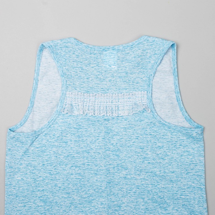 Пижама женская (майка, шорты) Фламинго-2 цвет голубой, р-р 50